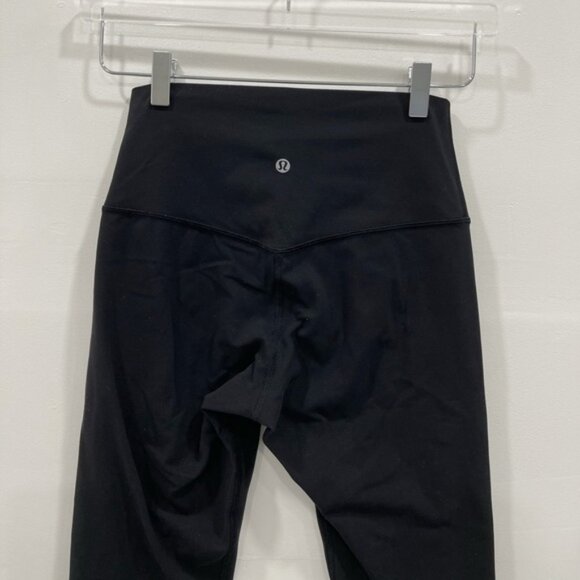 Lululemon Align Crop Legging Black Athleisure 6 - Picture 8 of 9